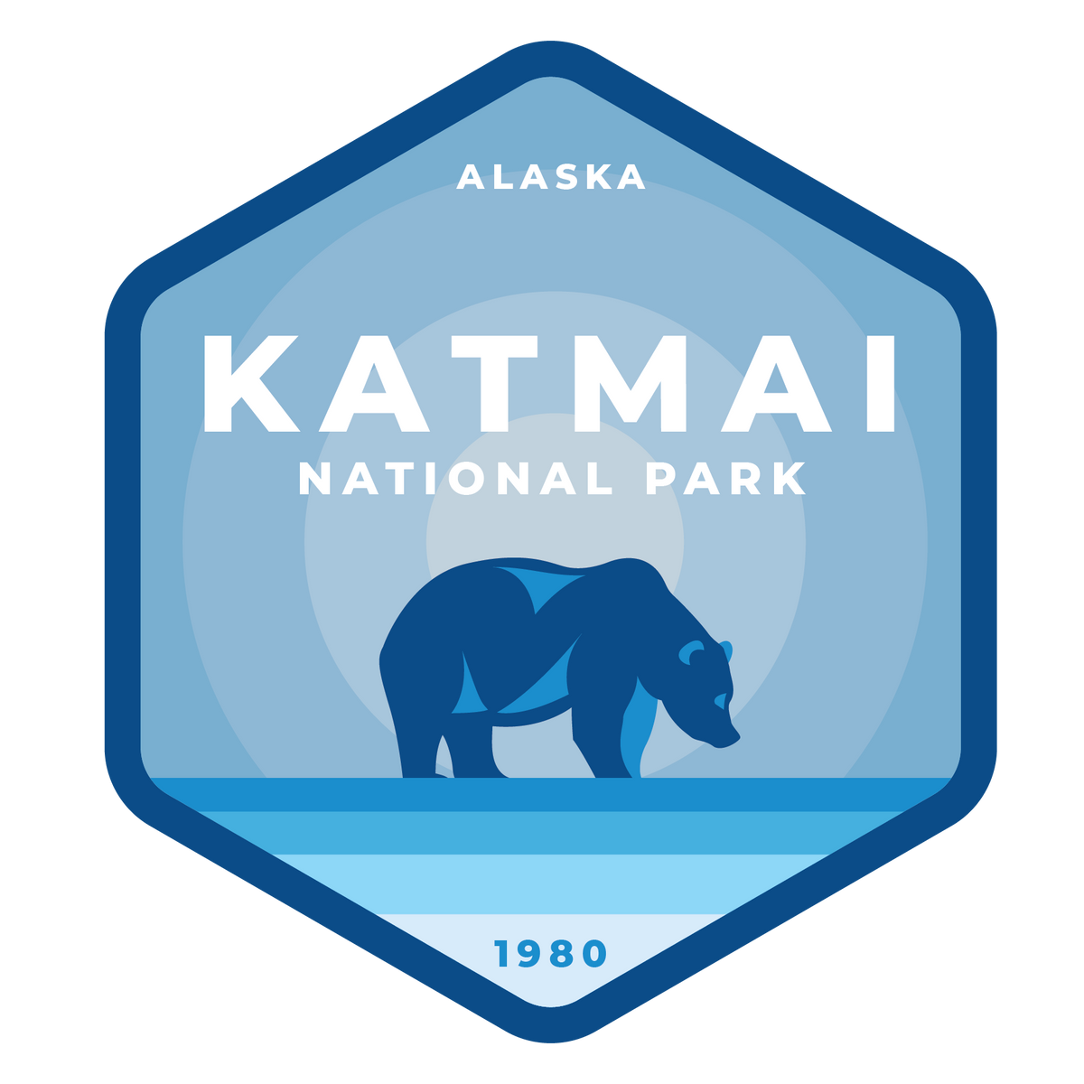 Katmai National Park Vinyl Sticker – Park Paperie