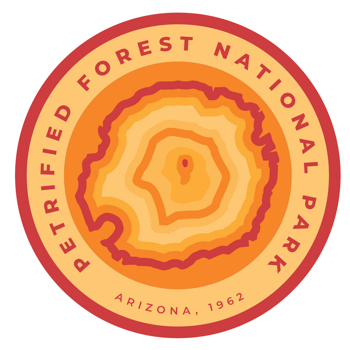Petrified Forest National Park Vinyl Sticker – Park Paperie
