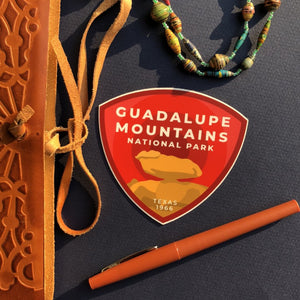 Guadalupe Mountains Vinyl Sticker
