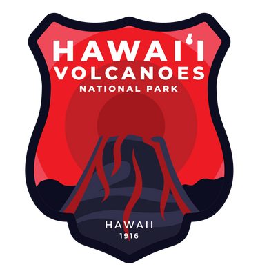 Hawai'i Volcanoes Vinyl Sticker