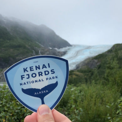 Kenai Fjords Vinyl Sticker