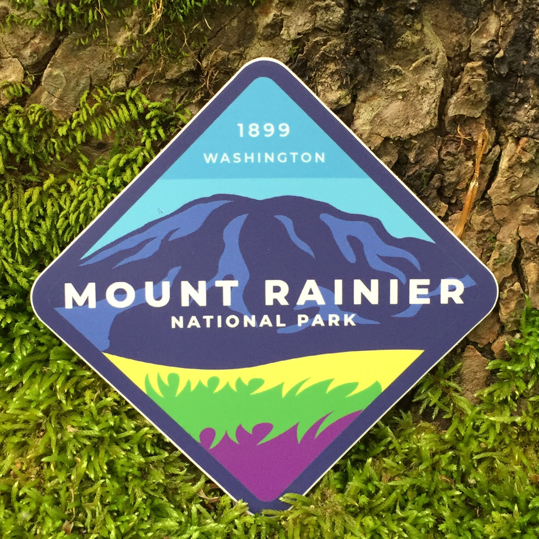 Mount Rainier Vinyl Sticker