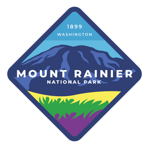 Mount Rainier Vinyl Sticker