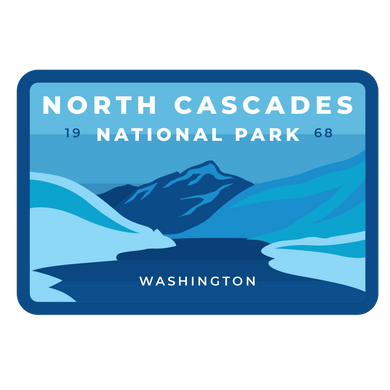 North Cascades Vinyl Sticker