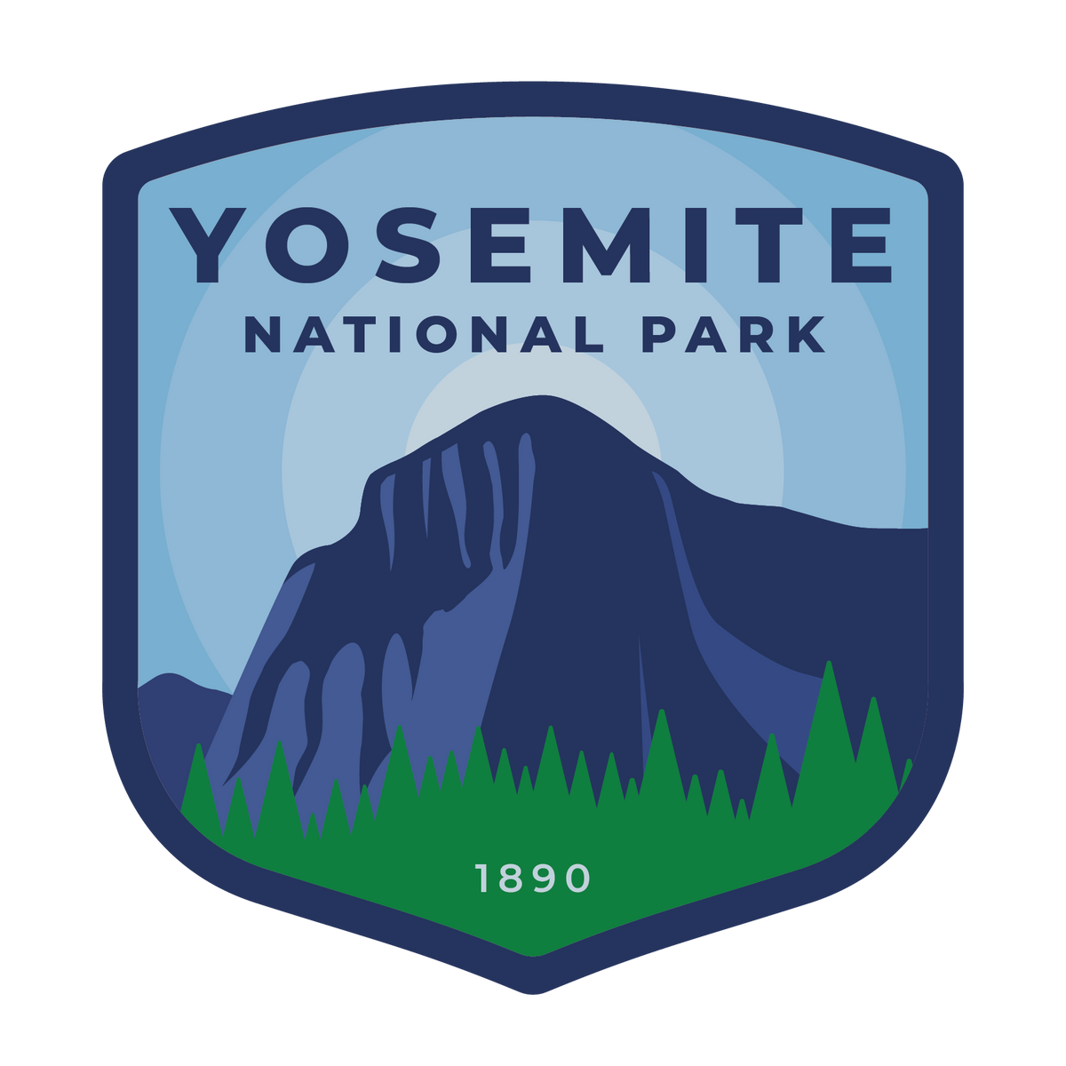 Yosemite National Park Vinyl Sticker – Park Paperie